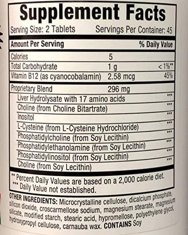 LIVERITE - Liverite Liver Aid 120 Tablets – Suporte para o Fígado, Limpeza e Cuidados, Função Hepática, Energia