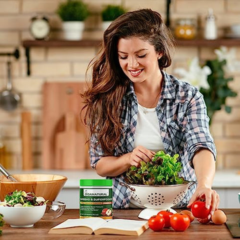Oganatural - Verdes Orgânicos: Energize seu dia com a vitalidade natural – 100g