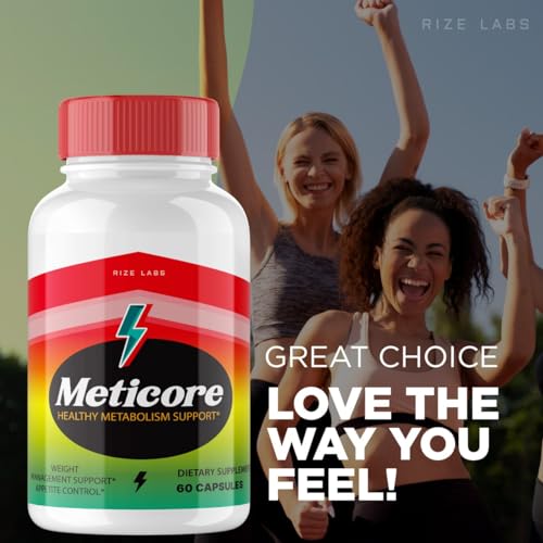rize labs - (5 Pacotes) Meticore Suplemento para Perda de Peso, Cápsulas de Bem-Estar Total Meticore, Meticore para Desbloquear o Caminho para uma Vida Mais Saudável, Meticore para um Corpo Mais Magro – Compre Agora!