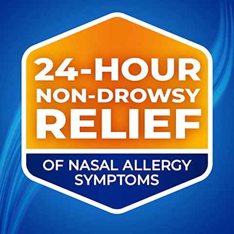 24HR Spray Nasal para Adultos, Não Sonolento – Alívio de Alergia - Nasacort