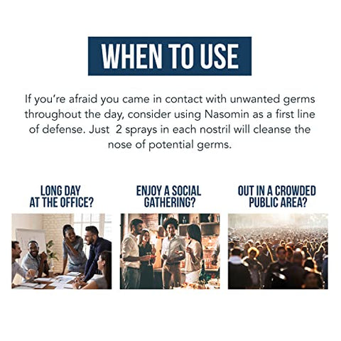 Triquetra Health - Nasomin® Spray Nasal de Iodo – Antisséptico Nasal – Higienize seu Nariz de Germes – Mistura de Iodo e Ácido Fúlvico – 150 Aplicações por Frasco – Complexo Mineral 100% Natural – Frasco de 60 ml