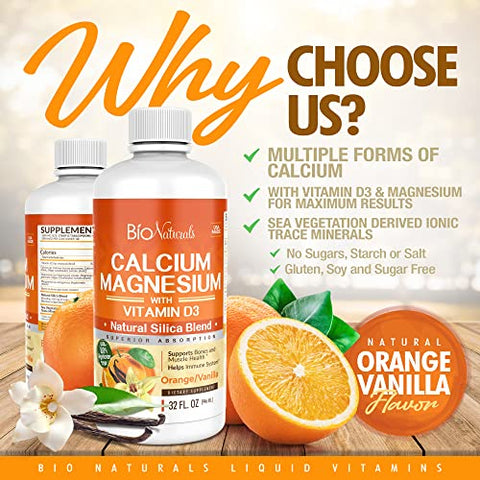 Calcium – Suplemento de Cálcio Natural em Cápsulas – Fortaleça seus ossos e dentes – 100% Natural – Alta Absorção – 60 cápsulas - Bio Naturals