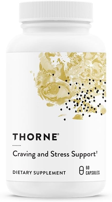 Suporte para Desejos e Estresse (Anteriormente Relora Plus) – 5-MTHF, Vitaminas B, Folato e Extratos de Plantas para Apoiar o Sono, Desejos e Estresse – 60 Cápsulas – 30 Porções - THORNE
