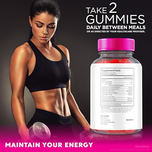 NutraRize - (3 Pacotes) Gomas Noura Keto ACV, Oficial Noura Keto, Gomas Keto ACV, Keto Plus ACV Natural, Avaliações de Vinagre de Maçã Keto (180 Gomas)