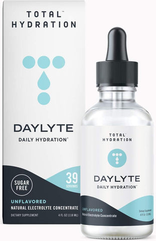 Total Hydration - Daylyte: Gotas de Eletrólitos para Hidratação – Sem Açúcar, Minerais Essenciais para Reidratar – 30ml