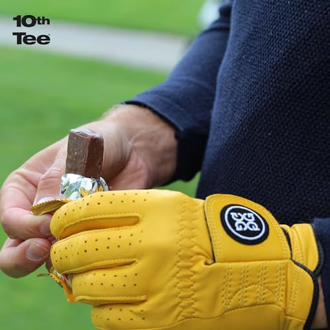 1ST TEE - Barra de Energia de Golfe 10th Tee Plus Chocolate Amendoim Caramelo feita com Ingredientes Naturais – Barras de 50g (12 unidades) Lanche Saudável de Chocolate de Fácil Digestão para Escritório