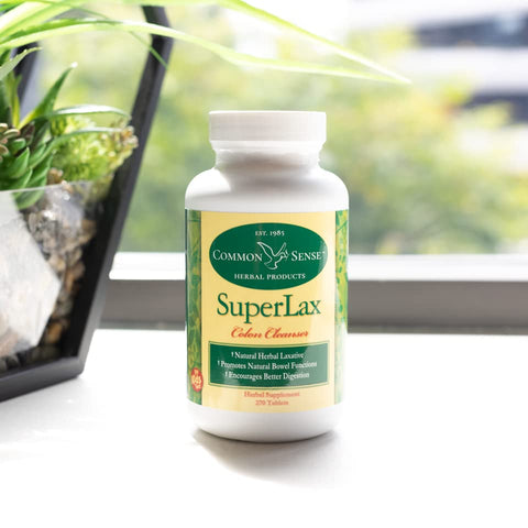 Common Sense Herbal Products - SuperLax Herbal Products: Limpeza do Cólon – 270 cápsulas – Fórmula Natural