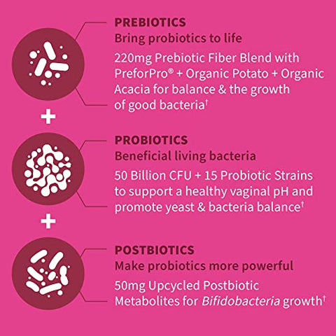Dr Formulated – Probióticos Diários para Mulheres – Multivitamínico Orgânico – 60 Comprimidos - Garden of Life
