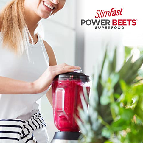 Beet Root Powder: Pó de Beterraba Superfood, Mix de Bebida de Vegetais Fermentados, Keto - SlimFast
