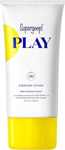 PLAY Loção Diária FPS 50-165 ml – Proteção Ampla para o Corpo - Supergoop!