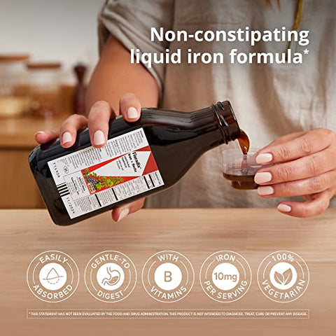 Iron: Suplemento de Ferro Líquido de Alta Absorção – 250ml - Floradix
