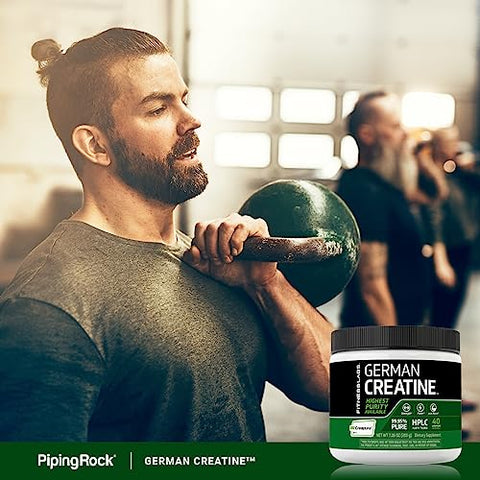 German Creatine Powder | 200g | 39 Porções | Creapure | Pó Monohidratado - Fitness Labs