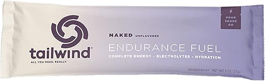 Endurance Fuel: Pó para Bebida Esportiva de Única Porção com Eletrólitos, Sem OGM, Livre de Soja, Laticínios e Glúten, Vegano, Sem Sabor, Embalagem com 12 Unidades - Tailwind Nutrition