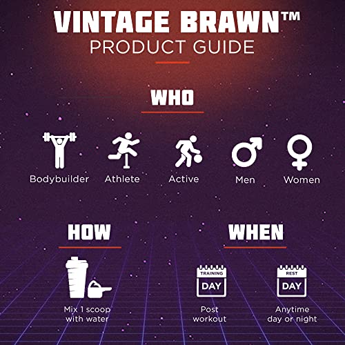 Old School Labs - Vintage Brawn – Pó Isolado de Proteína para Construção Muscular Masculina – 500g