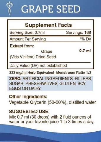 Secrets of the Tribe - Segredos da Tribo Extrato Líquido Sem Álcool de Semente de Uva, Uva (Vitis Vinifera) Seca (2×120 ml)