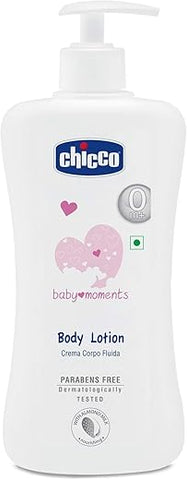 Loção Corporal Baby Moment Tamanho 500 ml – Hidratação e Cuidado para a Pele do Bebê - Chicco