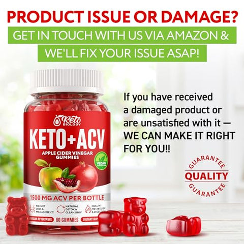 KETO BIOLOGY - Keto ACV Gummies: Perca Peso com Saborosos Gomas de Maçã e Vinagre de Maçã
