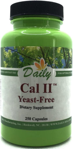 Daily Manufacturing - Cal-II™ Yeast-Free – Carbonato de Cálcio Diário para Fabricação (Sem Levedura) | 100g