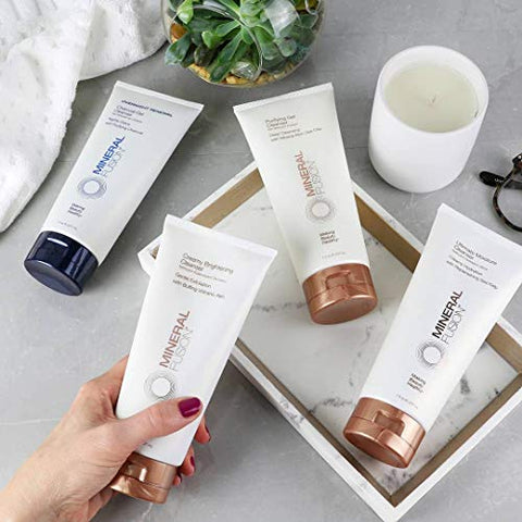 Gel Facial Purificante Mineral Fusion, Limpeza Vegana Nutritiva com Argila Marinha Rica em Minerais