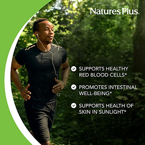 PABA 1000 mg – 60 Comprimidos Vegetarianos – Suporte à Saúde da Pele – Promove Produção de Energia – Livre de Glúten - Natures Plus