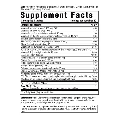 Multivitamínico Diário para Mulheres 55+ – Vegetariano, Não-OGM e Sem Glúten – 120 Comprimidos - Innate Response Formulas