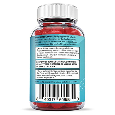 2 Pack Tru Bio Keto Gummies 1000MG ACV com Suco de Romã, Beterraba e Vitamina B12 – 120 Gummys - Justified Laboratories