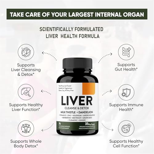 Hokuakala - Renovação do Fígado – Detox, Limpeza e Suporte – Liver Renew Cleanse – 60 cápsulas