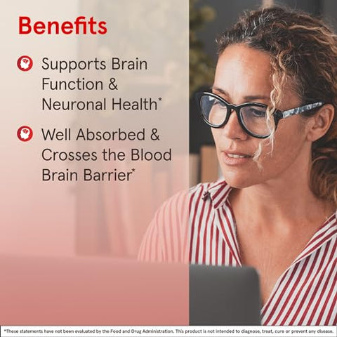 Alpha GPC 300mg – Cápsulas Vegetais para Saúde Cerebral – 60 Unidades - Jarrow Formulas