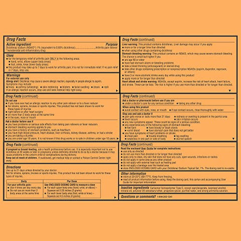 Gel Creme para Artrite Diclofenaco 1%% (3 tubos de 150g) – Alívio da dor em Punhos, Pés, Cotovelos - Curist