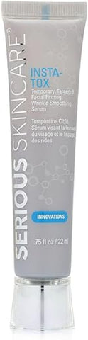 INSTA-TOX – Soro Facial Instantâneo para Suavizar Rugas – Melhora a Aparência de Linhas Finas – 30g - Serious Skincare