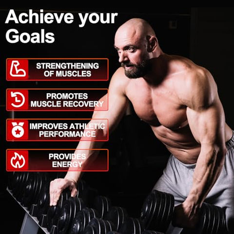 EDUDYF - Gummies de Creatina Monohidratada, 5000mg de Creatina Gummies Sem Açúcar para Homens – Marca de Produto