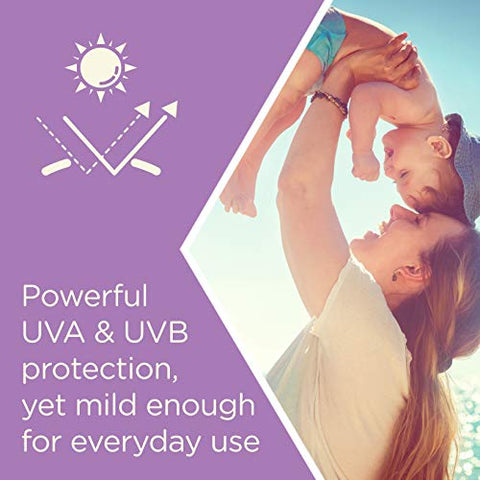 Protetor Solar Mineral com Óxido de Zinco FPS 50 para Pele Sensível, Livre de Lágrimas, Resistente ao Suor - Aveeno Baby