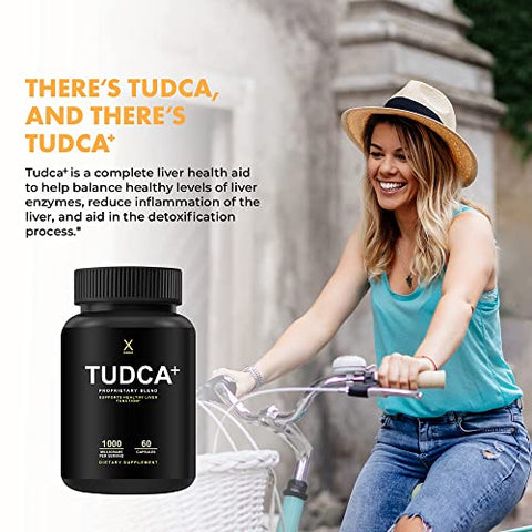TUDCA 1000mg – Ácido Tauroursodeoxicólico – Suporte para Saúde Hepática – Desintoxicação e Limpeza – Vegano, Não-OGM – Cápsulas Fáceis de Engolir – Tudca Bile - HUMANX