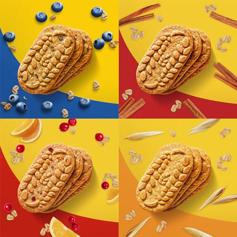 Belvita - belVita: Kit com 6 Caixas de 5 Pacotes (30 Pacotes no Total) de Biscoitos Variados para o Café da Manhã, 4 Sabores – Embalagem Prática e Deliciosa!