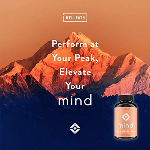 Mind – Suplemento Natural com Lion’s Mane para Aumentar o Foco – Fórmula Potente – 60 Cápsulas - WellPath