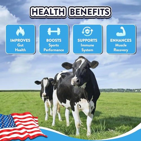 Foods Core Colostrum – Pó de Colostro 100% Grass Fed 3.000mg – Saúde Intestinal, Imunidade, Recuperação – Suplementos de Lactoferrina – Suplemento de Colostro Amigável ao Keto – 30 - Equip