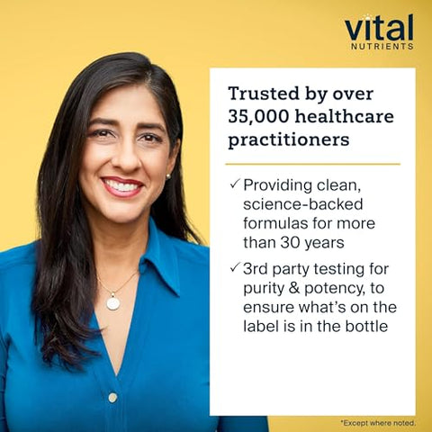 NAC 600mg | N-Acetilcisteína | Suplemento Vegano NAC | Antioxidante para Saúde Sinusal, Hepática, Imunológica e Respiratória | Livre de Glúten, Laticínios e Soja | 100 Cápsulas - Vital Nutrients