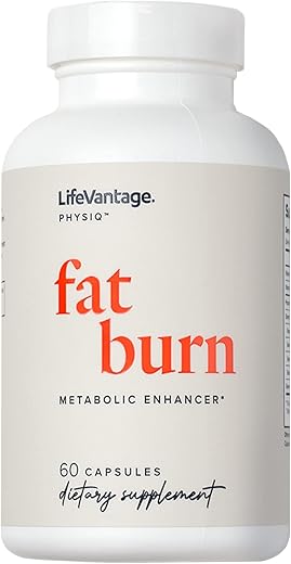 PhysIQ Fat Burn – Suplemento para Gerenciamento de Peso com Extrato de Café Verde – 60 cápsulas – 500mg – Queime gordura naturalmente – Aumente seu metabolismo – Marca LifeVantage - LifeVantage