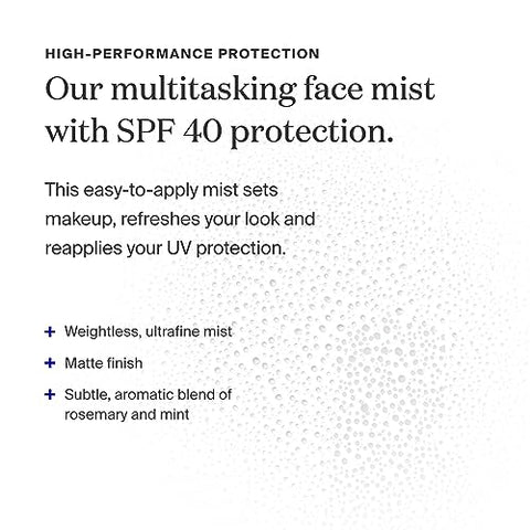 Mist Refrescante (Re)setting, 100ml – FPS 40 PA – Fixa Maquiagem, Refresca e Protege contra os raios UV - Supergoop!