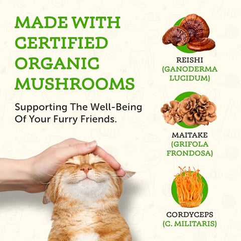 Mushroom Defense – Suporte ao Sistema Imunológico para Cães | Marca Animal Essentials - Animal Essentials