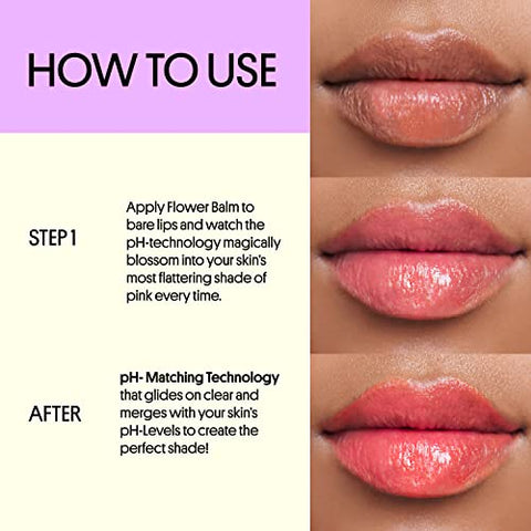Flower Balm – Bálsamo Labial pH, Batom que Muda de Cor e Bálsamo Labial Tingido, Vegano – 10g - Winky Lux