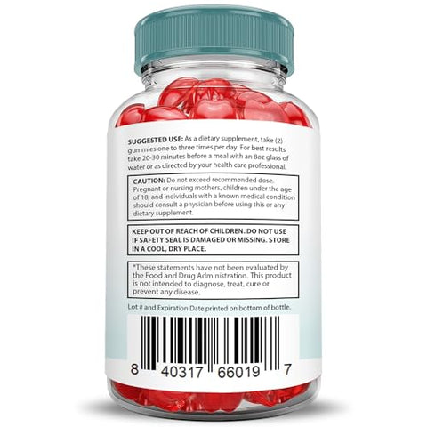 Justified Laboratories - (5 Pacotes) Gomas Keto Genesis Keto ACV Fórmula Avançada 1000MG Gomas Keto Genesis Keto Vinagre de Maçã Formulado com Suco de Romã em Pó B12 Vegano Não GMO 300g