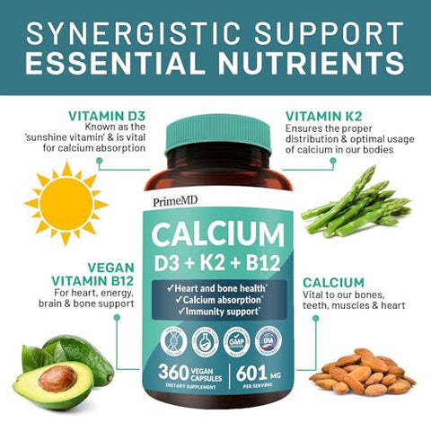 Suplemento de Cálcio 4-em-1 para Mulheres – Marca PrimeMD - PrimeMD