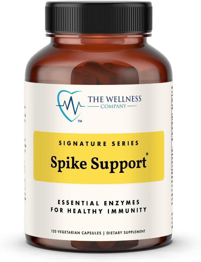 Fórmula de Suporte Original Spike | 120 Cápsulas 2 Meses | Impulsionador Natural da Imunidade com Extratos Herbais | Vegano, Não-OGM, Sem Glúten - The Wellness Company