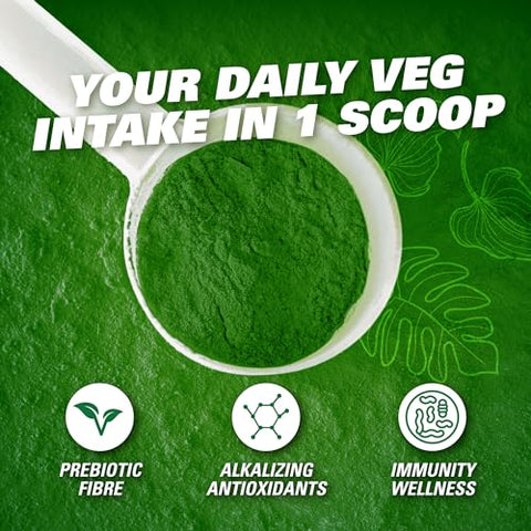 OxyGreens Pó de Super Greens – Spirulina | 100g - EHP Labs