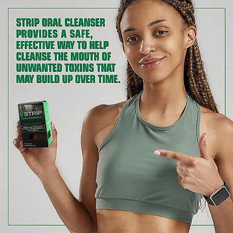 Strip Detox Oral Cleanser Extra Forte – Limpeza Instantânea Potente do Sistema Profundo – Fórmula Forte (30 ml) (Pacote com 2) - Wellgenix