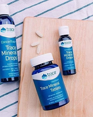 Research Concentrace Mineral Tabs, 90 CT – Suplemento Mineral em Tabletes, 90 unidades – Marca Trace Minerals Research - Trace Minerals