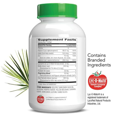Prostate 9 Complex – Suplemento para Próstata com Saw Palmetto, Pygeum – Marca Botanic Choice - Botanic Choice