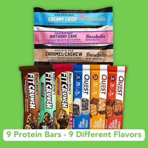 Mission Nutrition - Barras de Proteína Fit Crunch – Alto teor de proteína, saboroso e saudável!