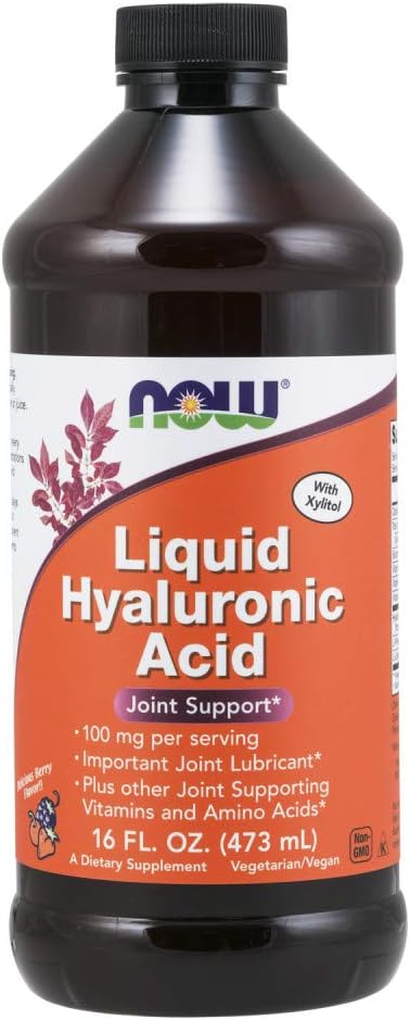 NOW Foods - Now Foods Ácido Hialurônico Líquido 100mg, 473ml – 16oz